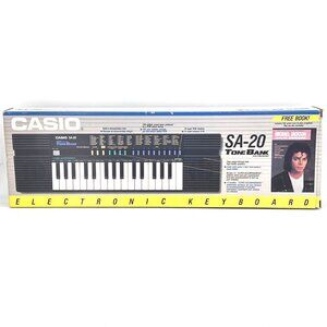 Casio SA-20 Tone Bank Electronic Keyboard Sound Bank & Michael Jackson Songbook